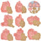 8 Stück Ausstechformen, Keksausstecher Kinder, Kinder 3D Fondant Keks Ausstecher, Plätzchen Ausstecher Handpresse Cookies Cutter, Wiederverwendbar Ausstecher, Cookie Mold für Kinder (Einhörner)