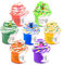 Petyuioyu 7 Pack Fluffy Butter Rainbow Slime, Non-Sticky and Soft Scented Slime for Boys, Party Favors, Birthday Gift, Stress Relief Toy for Kids