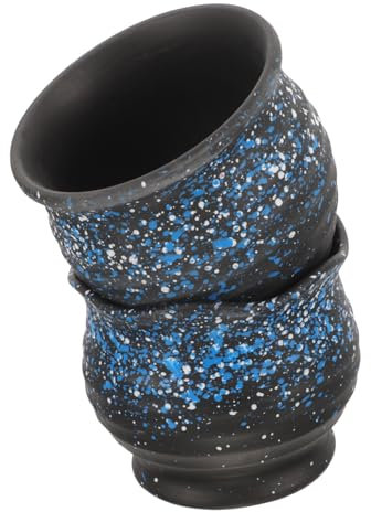 OATIPHO 2pièces Lot de Petits Pots De Fleurs Céramique pour Rebord De Fenêtre pour Plantes Succulentes Décoration Créative