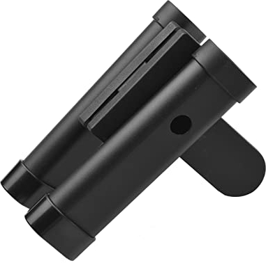 Fesjoy Soporte para baquetas de batería, soporte para escobillas, soporte para baquetas, soporte de bordado, fuerte mecanismo de sujeción de resorte, almohadilla de goma antideslizante, ángulo