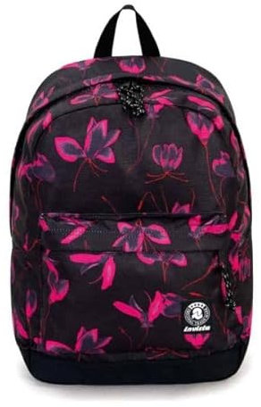 ZAINO INVICTA - CARLSON - Fiori - rosa - tasca porta pc padded - americano 27 LT