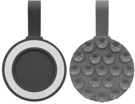 Funda para teléfono con ventosa, soporte para teléfono con ventosa e imán, soporte magnético para teléfono con agarre de silicona, accesorio para teléfono móvil, funda protectora con soporte para