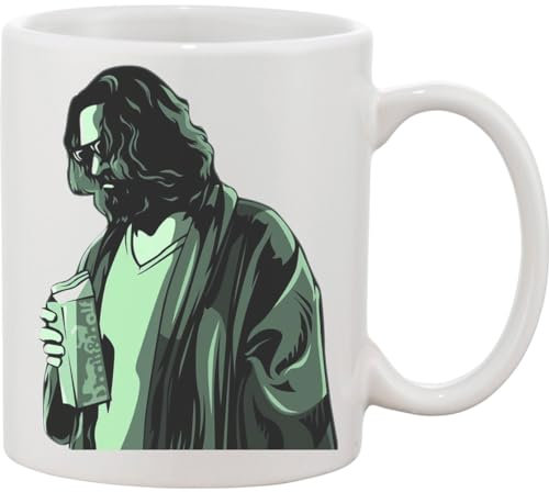 The Dude Stehende Keramiktasse, Weiß