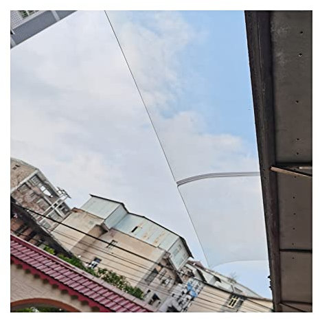 Awning Rain Door Canopy, Outdoor Invisible Polycarbonate Patio Shade Shelter, UV Protection Clear Rain Cover For Pergola Garden, No Brackets, Custom Size