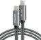 Super fast usb c charger cable, usb c to usb c, 240w, 20gbps rapid transfer, 4k@60hz, 2 metres for MacBook pro, Dell XPS, iPhone 16 15, Samsung S24 23 22, Nylon braided