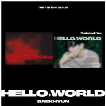 BAEKHYUN EXO - Hello, World [Photobook Ver.] 4th Mini Album (2 ver. SET)