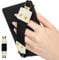 MoKo Cinturino di Sicurezza per 6-8 Kindle eReaders Fire Tablet - Kobo/Voyaga/Sony Kindle E-Book Tablet, Cinturino da Mano Versatile ad Alta Elasticità Supporto Antiscivolo, Fiore su Bianco