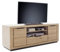 möbelando Lowboard >GRENO< Fronten in Wildeiche massiv geölt, Zeitlose Optik, in den Maßen ca. 183 x 52 x 54 cm (B/H/T) - mit optimalen Stauraum für Ihr Zuhause - Sideboard Lowboard TV Element
