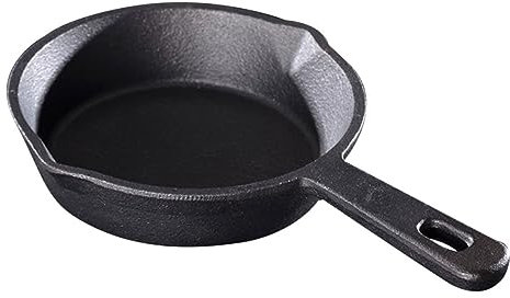 Ciieeo 1 Pieza Wok Antiadherente Redondo De Hierro Wok Plato Cocido Wok Sartén De Hierro Antiadherente Wok