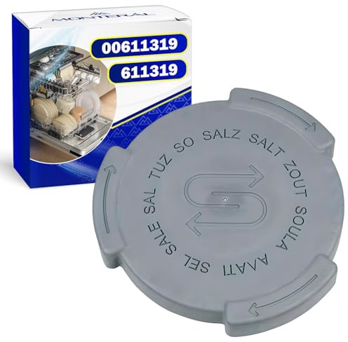 Tappo Lavastoviglie del Contenitore del Sale per Lavastoviglie con Codice Originale 00611319 611319 per Balay per Constructa per Gaggenau per Neff – MONTERAL