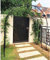 Gartenlaube Pergola aus Metall mit extra breitem Pflanzenrahmen für den Außenbereich, Garten, Hochzeitsdekoration