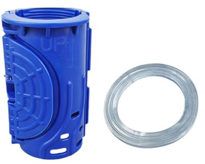 RJSQAQE Tuerca de fijación para grifo de cocina, tuerca de bloqueo para apretar y aflojar rápidamente, 35 mm, tuerca de plástico para grifos, tuerca antiaflojamiento, herramienta de grifo (azul)