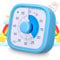 Timer Enfant, Time Timer, Minuteur à Décompte de 60 Minutes, Minuteur Enfant, Minuteur Visuel pour Enfants et Adultes‌, pour Cuisine, École, Bureau - Piles Incluses (Bleu)