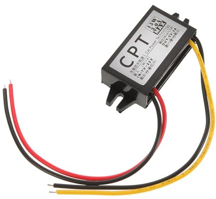 KICHOUSE 12V Stabilizzatore Tensione per Veicoli Convertitore Dc Dc Modulatore Compatto per Sovratensioni e