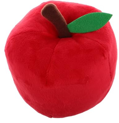 CIYODO Dekoratives Plüschfrucht Ornament Realistisches Apfel Modell für Heimdekoration Simulation Kognitiven Fähigkeiten Küche und Kindergarten