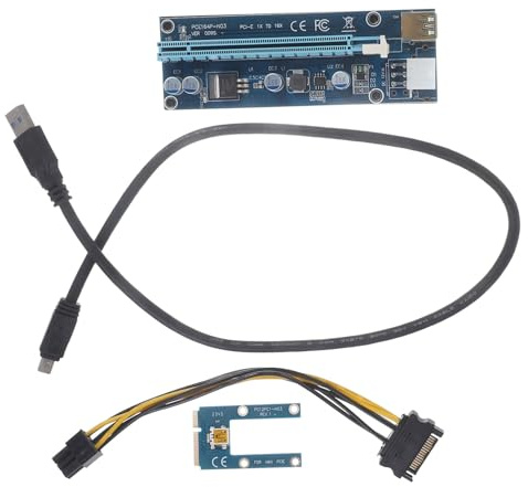DOITOOL Adattatore Scheda Esterna E Pci USB Blu per Laptop GPU Esterna per Prestazioni Gaming e Multimedia