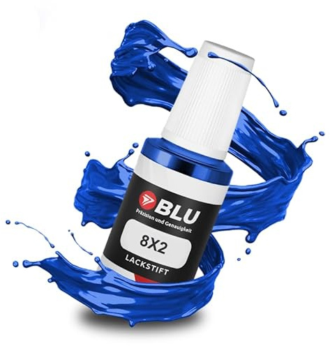 BLU Auto Lackstift Blau kompatibel für Toyota 8X2 Blau Eclipse Metallic | Auto Lack Reparatur Ausbesserungslack