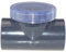 Clapet anti-retour en PVC transparent 63 mm (PVC)