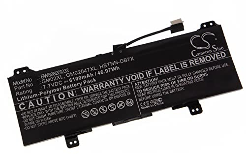 vhbw Replacement Battery compatible with HP Chromebook 11A G6, 11A G6 EE, 11 G6, 11 G6 EE, 11 G7, 11 G7 EE Laptop (6100mAh, 7.7V, Li-Polymer)