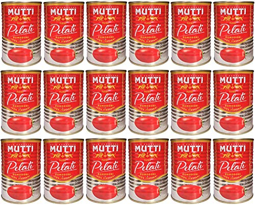 Mutti Pomodori Pelati Prune Tomates Pelées 100% Italienne 18 x 400g