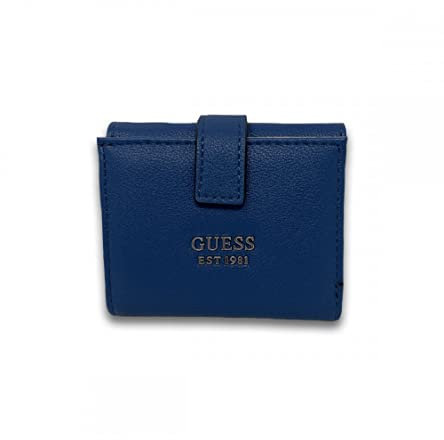 GUESS Swyv75-80380-blu, Accessoire Portefeuille de Voyage pour Femme, Multicolore, m