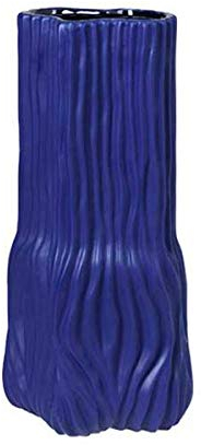 Broste Copenhagen 14445416 Vase, Steingut, Blau, 43cm