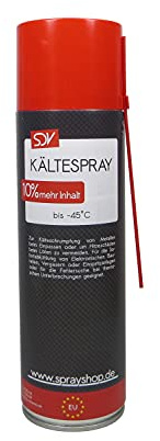 SDV Chemie Kältespray 12x 550ml Kühlspray Vereisungsspray Eisspray Spray bis -45°C