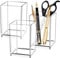 LiangDian Acryl Stifteköcher 3 Stück Klarer Pinselhalter Stifte Organizer Becher Dekorativer Make Up Pinselhalter Quadratischer Stiftehalter Stifteständer für Schminke Stifte Schreibwaren