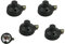 4x Rückteil Lampenträger Blinker rund Ø 80 mm (ohne Blinkerkappe) für MZ, Simson