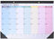 STOBOK 2023-2024 Wandkalender 18 Monate Großer Monatlicher Kalender von Juli 2023- Dezember 2024 Montischer Kalender 2023-2024 mit Julian Dattes Doppeldrahtbindung Dickes Papier (Einfach