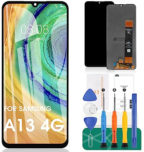 per Samsung Galaxy A13 4G Schermo LCD per Samsung Galaxy A13 Sostituzione dello Schermo per Samsung A13 4g Display LCD A135 Touch Digitizer Assembly A137 Kit Parti di Riparazione