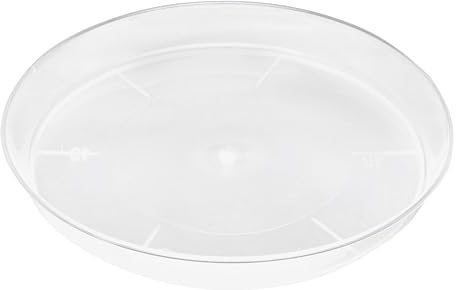 Garronda Soucoupes pour Pots Horticulture Ronds GD-0026 (Transparent, ⌀ 11cm H 1,8cm)
