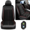 Zyph Coussin Siege Auto Réfrigération pour Tesla Model 3 Model S Model X,12V Température Réglable Coussins Ventilés et Climatisés,A/BlackRed-A/Single Block
