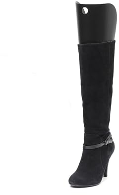 3 Paar Stiefelspanner [26x25cm] | Form Einsätze | Hoch Stiefel Stütze für Damen und Herren Schuhe [Farbe - schwarz] | Schuhspanner | Stiefeldehner | Schaftformer für Leder- und Textilstiefel geeignet