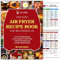 Easy Air Fryer Recipe Book Complete with 2x Glossy Cooking Guides – Beginners UK Airfryer Cookbook Kit – Christmas Gift to Cook Healthy Foods with Ninja, Cosori, Tefal, Tower