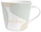 Grafik-Werkstatt Kaffee-Tasse mit 100% Echtgold | Porzellan Tasse | 420 ml | Guten Morgen, Weiß-schwarz