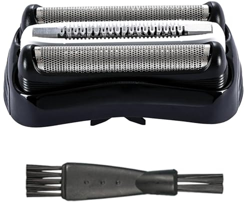 Braun Series 3 Scherköpfe 32B Ersatzscherkopf Mit Reinigungsbürste - Kompatibel mit S3 3040s Elektrorasierer