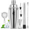 COCKTAILLIT Cocktail Shakers Set,7 Pieces Cocktail Making Kit