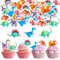 OSDUE Tortendeko Dinosaurier, 50 Stück Dinosaurier Kuchen Dekoration Deko Torte Cupcake Toppers Tortendeko für Geburtstag Hochzeit Party Kuchen Party Essen Dekoration
