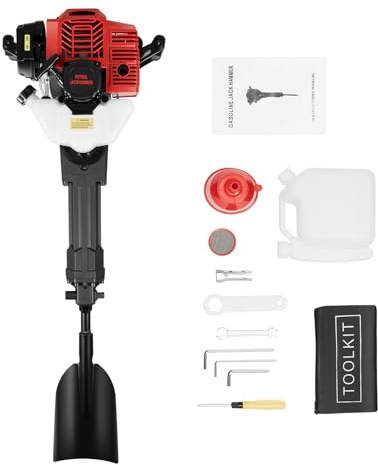 Trinciatrice per alberi da giardino manuale, 52 CC portatile, a benzina, da giardino, a benzina, per albero