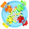 PHENOFICE 1 Set Jeu Grenouilles Avalant Perles Joujou Garçon Et Filles Manger Perles Jeu Joujou Éducatif Garçon Et Filles Avaler