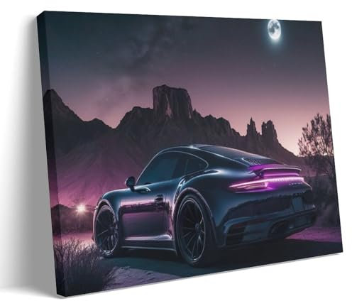 ZBSXLBNG Night Drive Poster Dekorative Malerei Leinwand Wandkunst Wohnzimmer Poster Schlafzimmer Malerei 20x30inch(50x75cm)