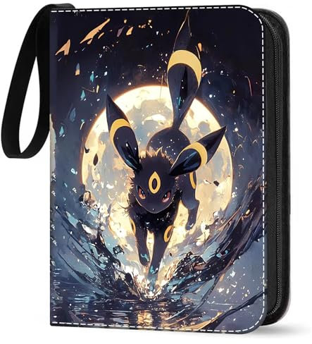 Sammelkarten Album, Karten Sammelalbum, Tragbarer Wasserdichter Card Holder, Card Binder Mit Reißverschluss, Geschenk für Kinder, Jugendliche & Sammler(50 Seiten 400 Sammelalbum Karten)