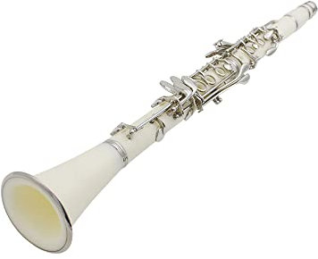 17 Key BB Clarinet Set, Professionelles Holzblaseninstrument, Leichtes ABS -Design mit Handschuhen, Reinigungsstoff, Schraubendreher und Schilflager für Einfache Wartung (02)