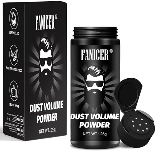 25g Polvos Volumen Pelo, Polvos Texturizantes Pelo, Polvo para el Cabello Control Aceite para Hombre y Mujer, Polvos de peinado Mantiene el Cabello Suave y Esponjoso Todo el Día