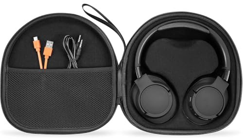 Custodia rigida in EVA per JBL TUNE 720BT 520BT 510BT per WH-1000xm4 WH-CH520 WH-CH720N Custodia per cuffie Custodia per trasporto (Nero)