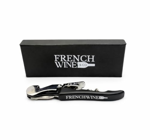 Tire-bouchon Sommelier Premium – Design Élégant en Acier Inoxydable – Accessoire Œnologie avec Coffret Cadeau Luxe