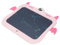 Generic Niños LCD Tableta de Gritos, Plástico y Componentes Electrónicos de Dibujos Animados de Cartón de Pantalla Atractivos y Coloridos Portátiles, Que Es Reutilizable para Viajar (Pink)