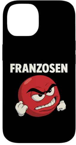 Witziger Spruch Comicfigur Humorvoll Franzosen Meme Hülle für iPhone 14