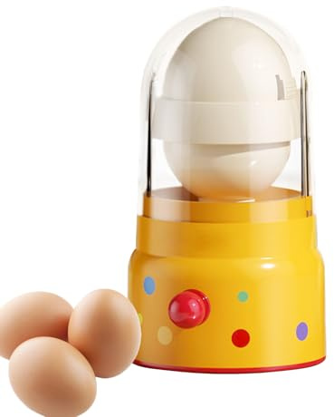 Egg Spinner - Hand-Pull-Schneebesen, tragbarer Mini-Mixer, schnelles effizientes Mischwerkzeug für Zuhause, Küche, Backen, Frühstück, kompaktes Kochgerät, 15,5 x 8,9 cm